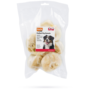 5 sachets de friandises pour chiens Karlie Museau de porc grillé pas cher