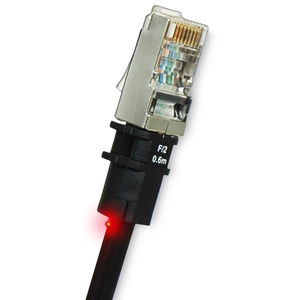 PatchSee BasicPatch - Cordon de raccordement - RJ-45 (M) pour RJ-45 (M) - 60 cm - U/FTP, PiMF - CAT 5e - démarré - noir pas cher