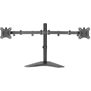 Comparateur de prix : DIGITUS Support pour écran jusqu`à 32`` jusqu`à 2 x 8 kg VESA 75 x 75 100 x 100 mm Noir - DA-90401
