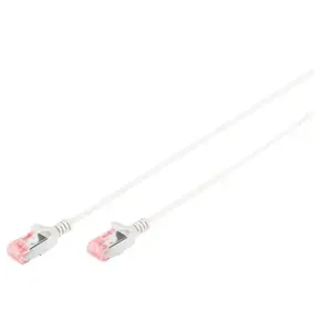 Comparateur de prix : DIGITUS Câble LAN Cat 6-1m - Slim - RJ45 Câble réseau - U/FTP Blindé - Compatible Cat-6A - Gris