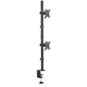 Comparateur de prix : DIGITUS DA-90438 - Pied - pour 2 écrans LCD/écrans LCD incurvés - fixation par collier ou passe-fil - plastique, acier - noir mat - Taille d'écran : jusqu'à 32 pouces - montrable sur bureau