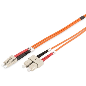 DIGITUS cordon de raccordement - 1 m - orange pas cher