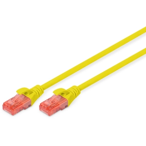DIGITUS Professional cordon de raccordement - 5 m - jaune pas cher