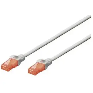 Assmann Electronic DIGITUS Professional cordon de raccordement - 10 m - gris pas cher