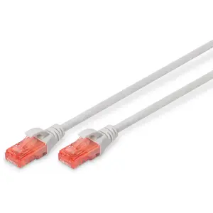 Digitus Cordon de raccordement CAT 6 - ASSMANN - DK-1617-050 - 5m - Gris - Sans halogène pas cher