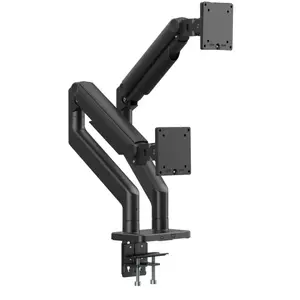 Digitus Support d'écran double, 2x 45", 2x 20 kg (Tables, 45"), Support de moniteur, Noir pas cher