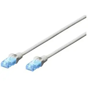 Comparateur de prix : DIGITUS Ecoline cordon de raccordement - 5 m - gris