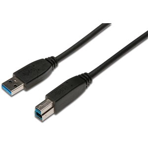 Digitus USB-kabel USB 3.2 Gen1 (USB 3.0 / USB 3.1 Gen1) USB-A stekker, USB-B stekker 1.80 m pas cher