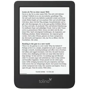 Comparateur de prix : Tolino shine Liseuse 15.2 cm (6 pouces) noir