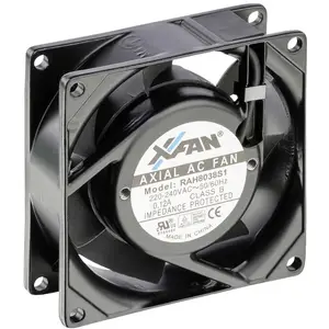 X-Fan Ventilateur axial (80 mm, 1x), Ventilateur PC, Noir