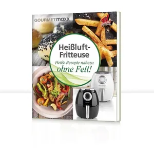 Friteuse à air chaud GOURMETmaxx avec livre de recettes - Noir pas cher
