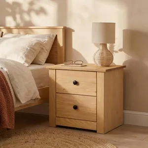 Idimex Table de chevet CANCUN H 41 cm en bois massif finition laquée a... pas cher