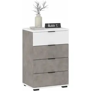 Idimex Table de chevet TARBES beige pas cher