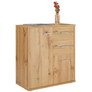 Idimex Buffet salle à manger REMY L 60 cm coloris chêne wotan avec 2 p... pas cher