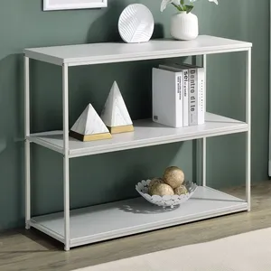 Idimex Etagère de rangement SENDAI en métal et 3 tablettes beige étagè... pas cher