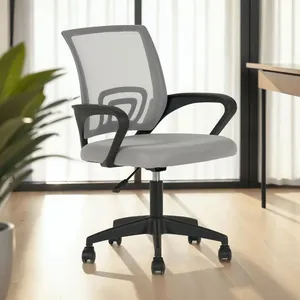 Idimex Chaise de bureau ergonomique JAKE Gris Réglable en hauteur avec... pas cher