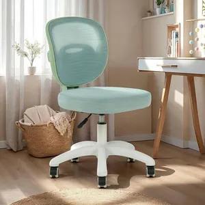 Idimex Chaise de bureau enfant MAYLA Vert Réglable en hauteur sans Acc... pas cher