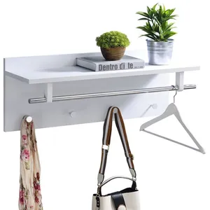 Idimex Porte-manteaux mural ULF décor blancVendu parcdiscount