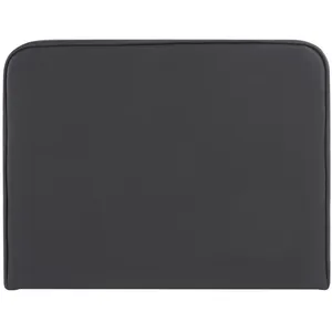 Idimex Tête de lit ARIELA 90, Rembourrée, Fixation murale, Design arrondi moderne, Pour lit 90 cm ou moins, Noir pas cher