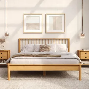 Idimex Lit 140 x 200 avec sommier APOANA en bois massif coloris chêne,... pas cher