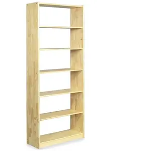 Idimex Etagère en pin vernis naturel 7 tablettes pas cher