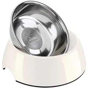 Hunter Écuelle Chien-Chat, Mélaminé, Blanc, 160 ml pas cher