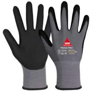 Hase, Gants de protection, Handschuh PADUA PRO, Nitril, Gr. 10 (10) pas cher