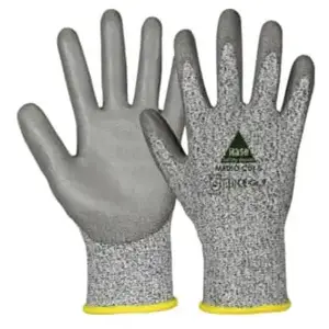 Hase Safety Gloves - Gant anti coupure Medio Cut5,PU-besch.Taille 10 (Par 10) pas cher