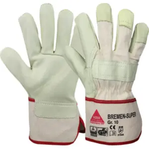 Hase, Gants de protection, Gants de protection Crown II, catégorie II, cuir fleur de bovin, 290 mm, taille 7 (7) pas cher