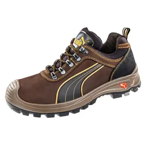 Puma veiligheidsschoenen laag s3 kruipneus 64073 47 bruin pas cher
