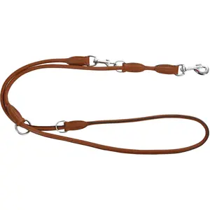 Kerbl Kerbl Laisse De Guide Pour Chiens Roma 2 M Cuir Marron 81098