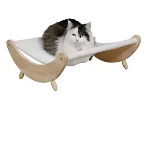 Maxi Pet 81629 Dream Hamac avec Structure en Bois Blanc pas cher