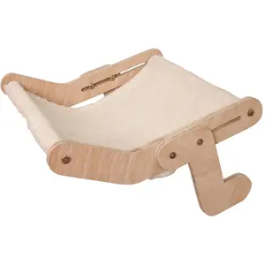 Kerbl Pet Hamac pour chat Nap, 42,5 x 47 cm, blanc pas cher