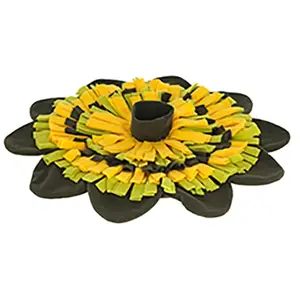 Kerbl Pet 80748 Sunflower Tapis à renifler Tapis Chat Jaune/vert Diamètre 60 cm 0,267 kg pas cher
