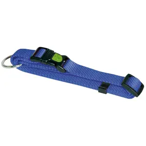 Kerbl Collier nylon Chien Miami Bleu - Taille 30/45 cm pas cher