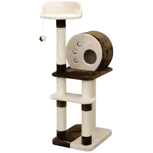 Kerbl Arbre À Gratter Planet X 50 X 40 X127, Marron/Beige pas cher