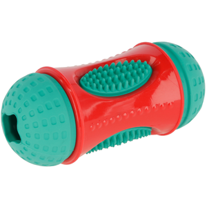 KERBL PET ToyFastic Rouleau à remplir Rouge/turquoise 13 x 6 cm pas cher