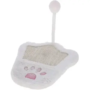 Kerbl Pet Griffoir Paw - 36 x 31 cm - Blanc/rose pas cher