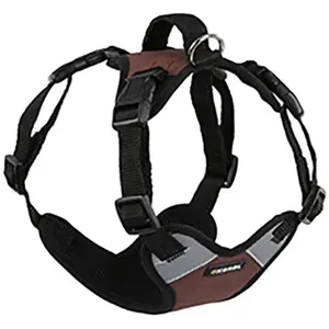 Harnais pour chien - KERBL - Pulsive - 62-85 cm - 72-96 cm - Marron pas cher