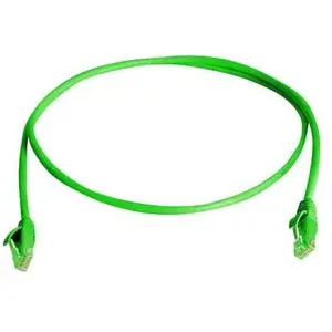 Telegärtner - Cordon de raccordement - RJ-45 (M) pour RJ-45 (M) - 1 m - UTP - CAT 5e - bloqué - vert pas cher