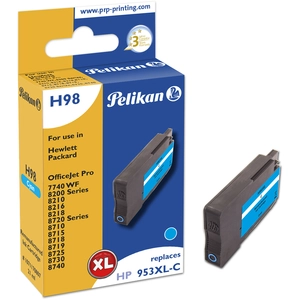 Pelikan H98 Cyan inktcartridge 1 stuk(s) Compatibel Hoog (XL) rendement Cyaan pas cher
