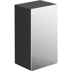 Emco, Armoire de salle de bain, evo Armoire mi-haute, 750mm, miroir double, ferrure Tip-on, 2 étagères en verre, éclairage i (40 x 31.30 x 75 cm)
