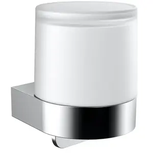 Emco Flow 2721 Distributeur de savon liquide chromé avec gobelet pas cher