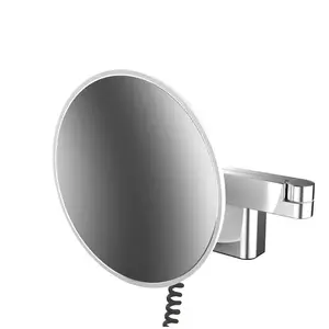 EMCO Miroir de rasage et cosmétique LED - Modèle mural - Double articu...