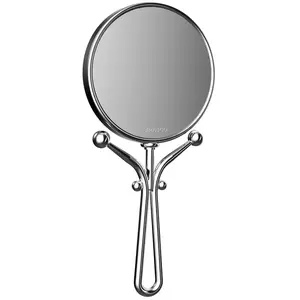 Emco, Miroir cosmétique, miroir de voyage PURE rond, d= 127mm, 5 compartiments chromés