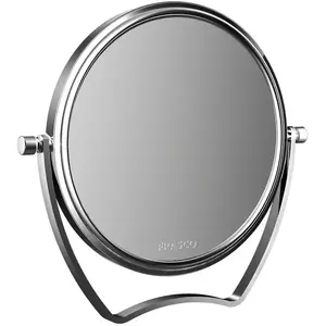 Emco, Miroir cosmétique, miroir de voyage PURE rond, d= 139mm, 5 compartiments chromés pas cher