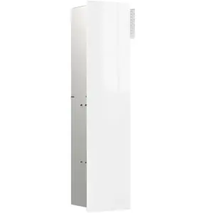 emco Module WC asis pure avec façade en verre et butée de porte gauche, encastré, 1 porte, 730 mm, blancVendu pargalaxus
