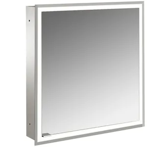 Emco, Armoire de toilette, prime Facelift armoire de toilette lumineuse, 600 mm, 1 porte, charnières à droite, modèle e (60 x 15.20 x 73 cm) pas cher