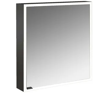 Emco, Armoire de toilette, prime Facelift armoire de toilette lumineuse, 600 mm, 1 porte, charnières à droite, avec paro (60 x 15.20 x 70 cm) pas cher