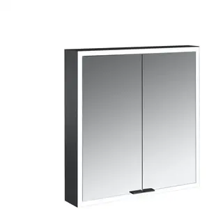 Emco, Armoire de toilette, prime Armoire de toilette avec éclairage, 600 mm, 2 portes, modèle apparent, 949713561, 949713561 (60 x 16.70 x 70 cm) pas cher